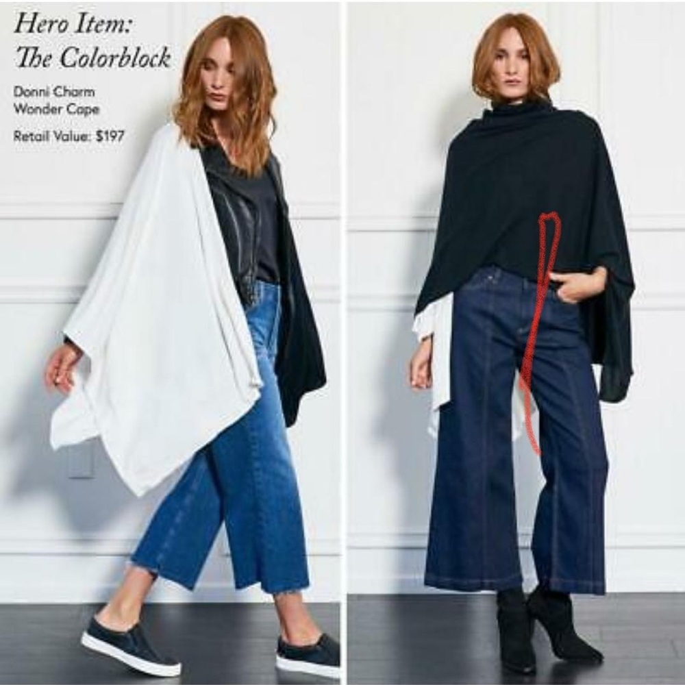 Donni Charm x Box Of Style Colorblock Wonder Cape One Size